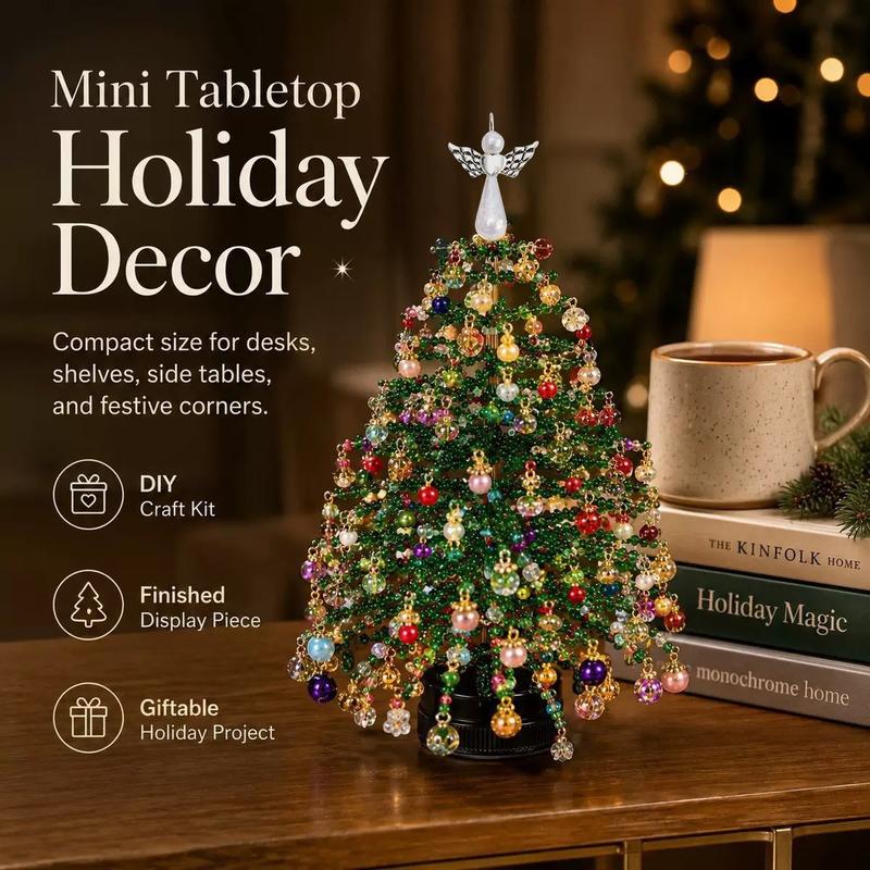 DIY Beaded Christmas Tree Craft Kit Dropsure