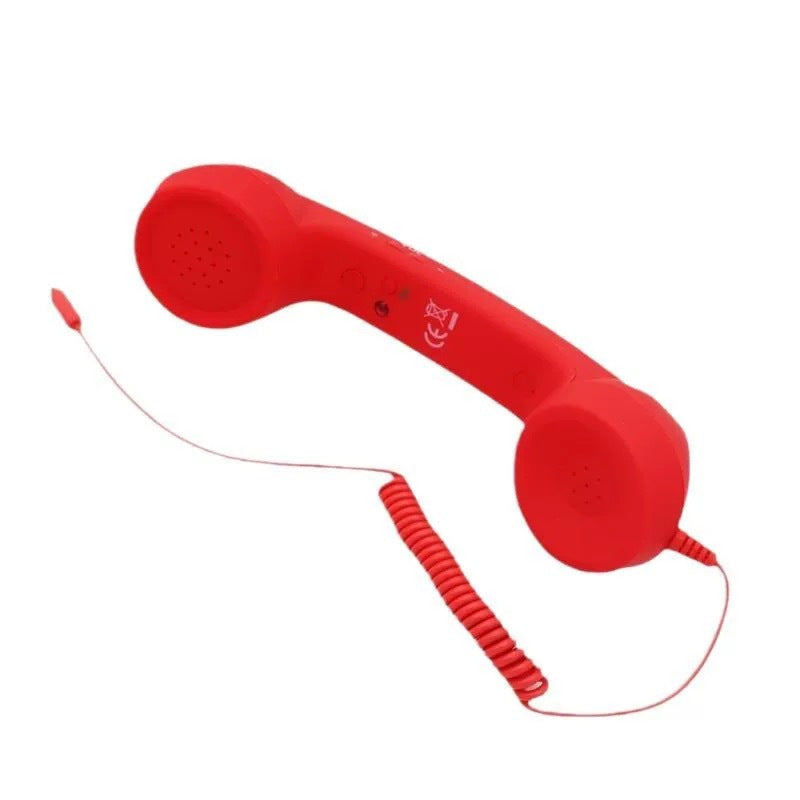Retro Telephone Handset Earphone with Adjustable Volume Dropsure