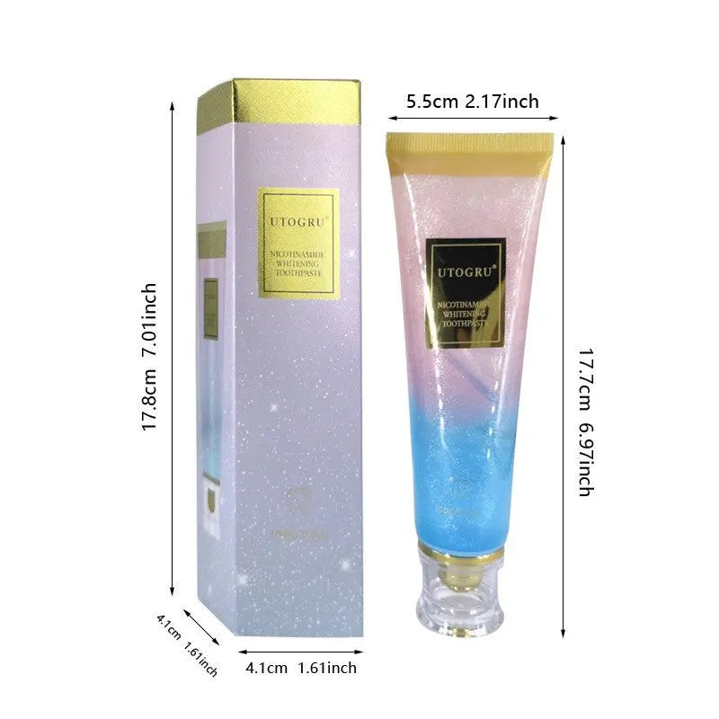 Niacinamide Whitening Dual-color Toothpaste with Mint Flavor Dropsure