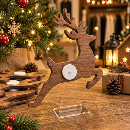 Reindeer press on wall light Theholidaycrate
