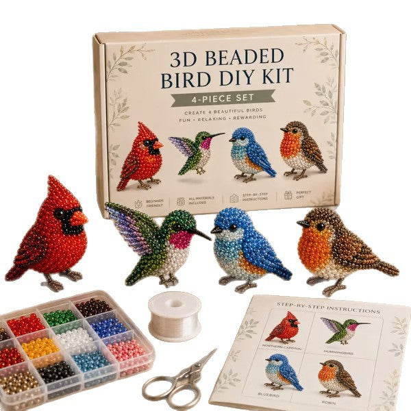Petite 3D Beaded Animal Craft Kit Dropsure