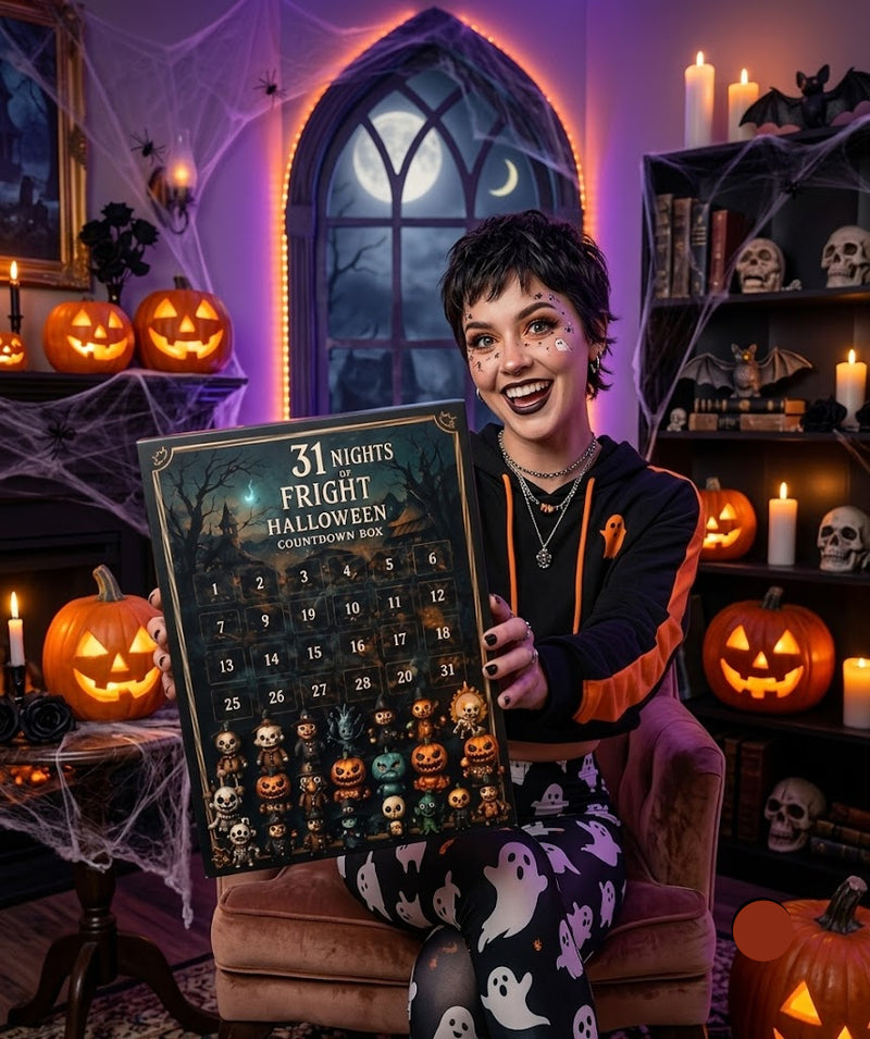 31 Night Scare Halloween Countdown Box With Doll Advent Countdown Blind Box Dropsure