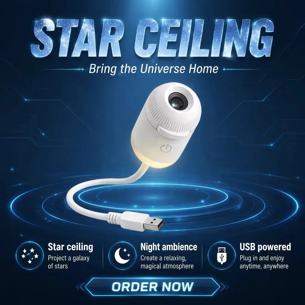 USB Star Projection Night Light Dropsure