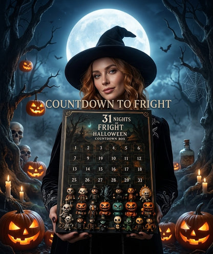 31 Night Scare Halloween Countdown Box With Doll Advent Countdown Blind Box Dropsure