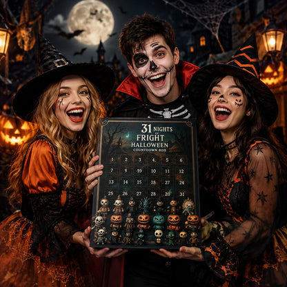 31 Night Scare Halloween Countdown Box With Doll Advent Countdown Blind Box Dropsure