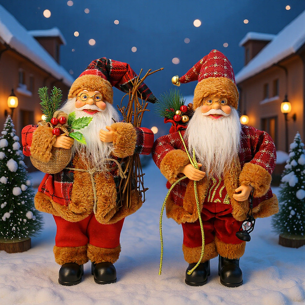 Santa Claus Standing Doll Christmas Decoration Dropsure