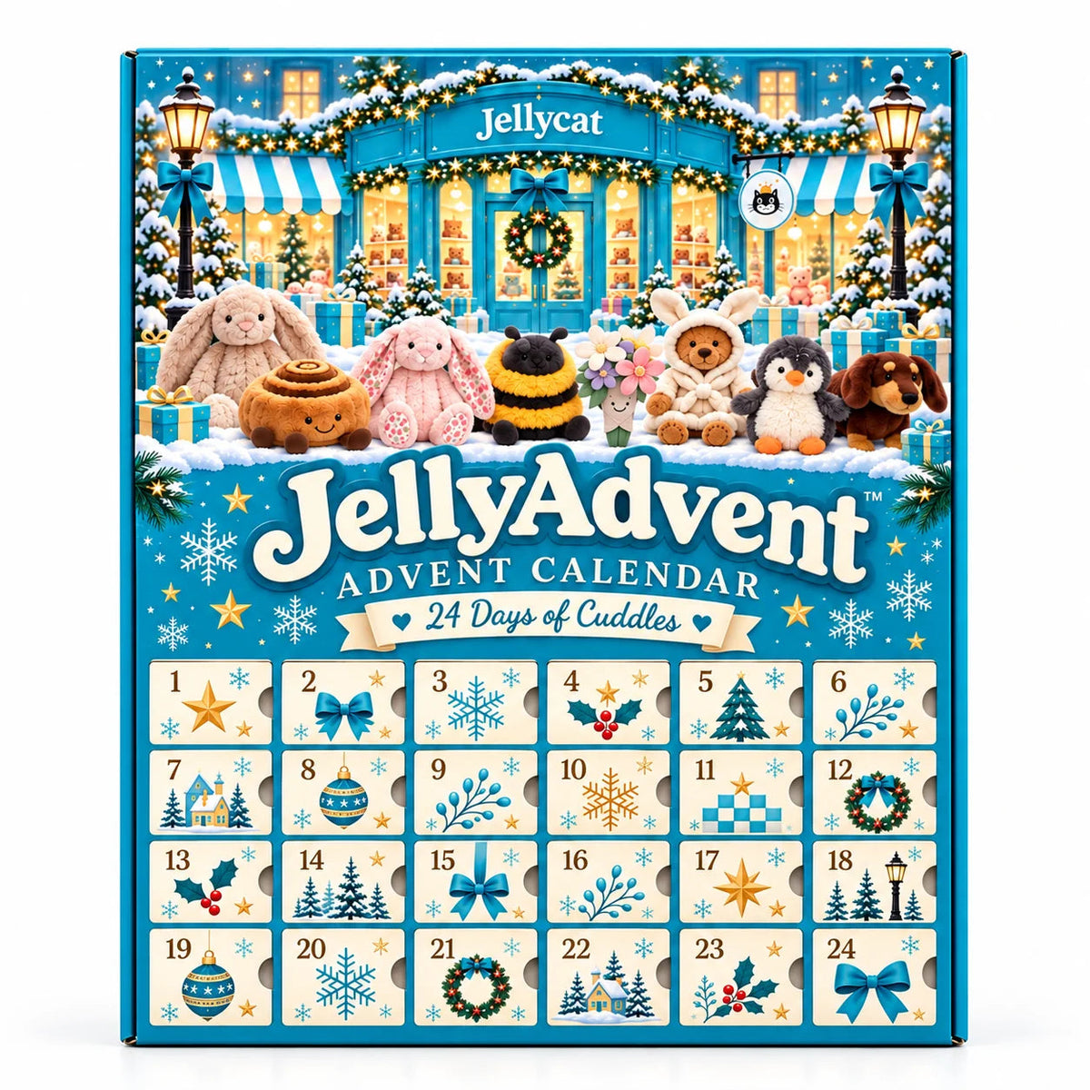 JellyAdvent 24-Day Plush Advent Calendar