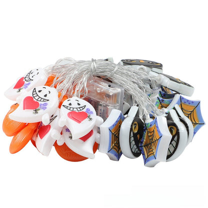 LED Halloween String Lights Pumpkin Ghost Spider Decorative Lighting Savora