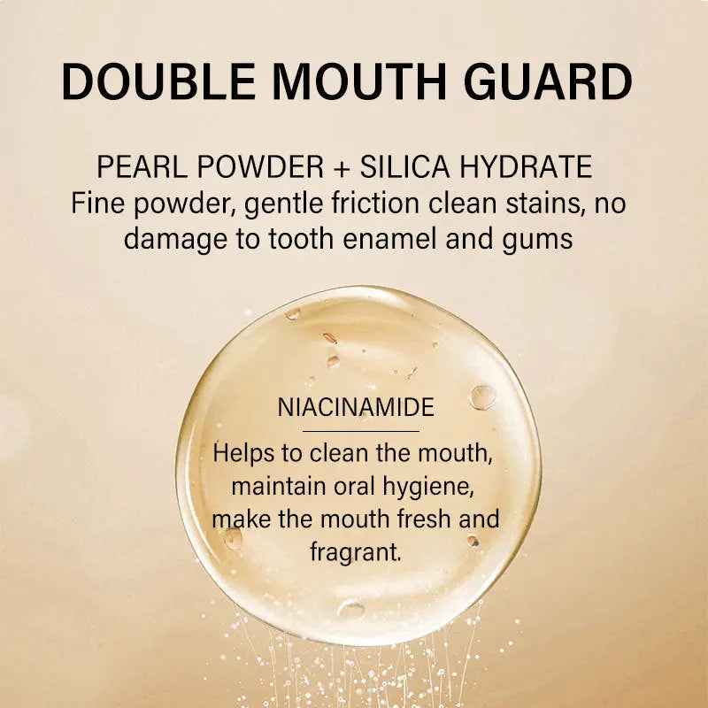 Niacinamide Whitening Dual-color Toothpaste with Mint Flavor Dropsure