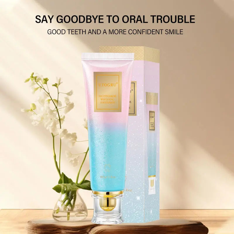 Niacinamide Whitening Dual-color Toothpaste with Mint Flavor Dropsure