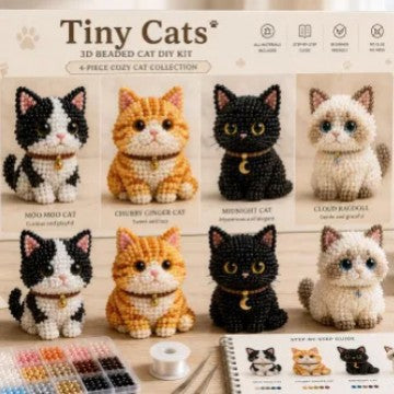 Petite 3D Beaded Animal Craft Kit Dropsure