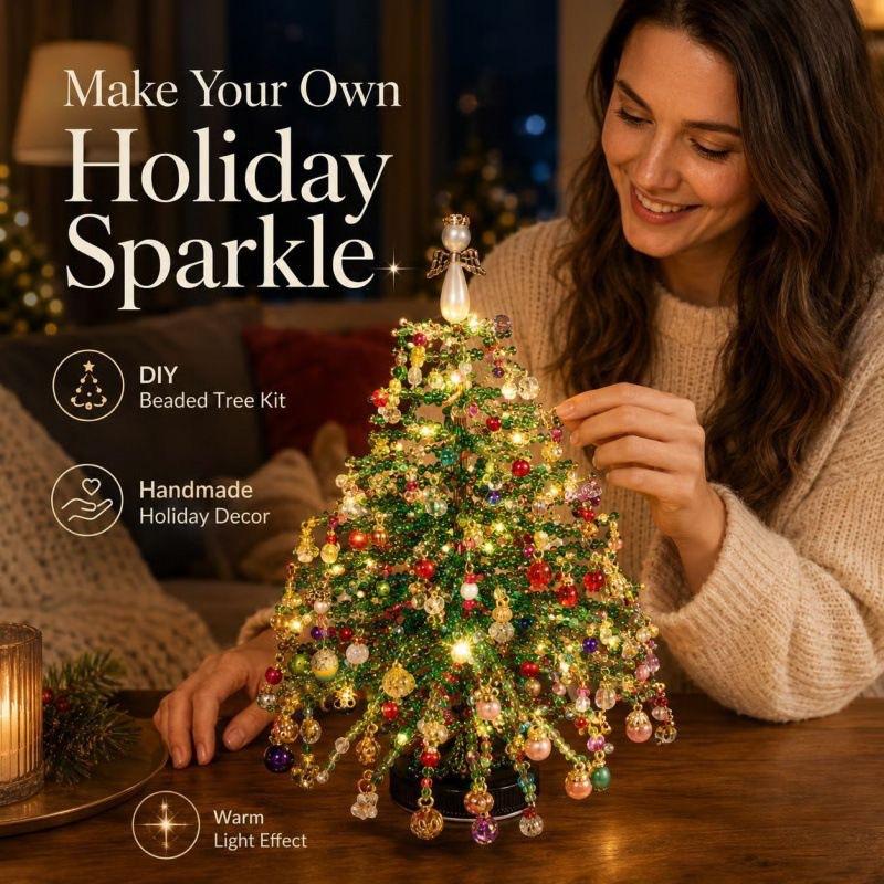 DIY Beaded Christmas Tree Craft Kit Dropsure